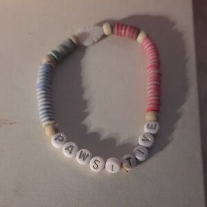 Pawsitive Bracelet - Pink and Blue